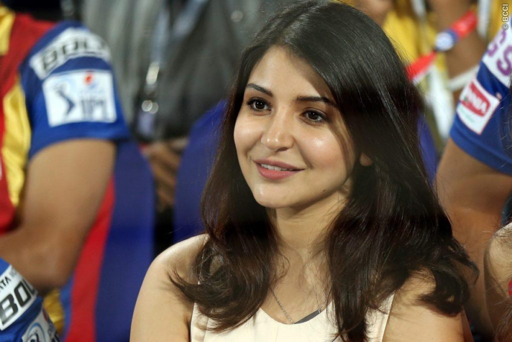 Anushka Sharma At World Cup Cricket Metch Photos