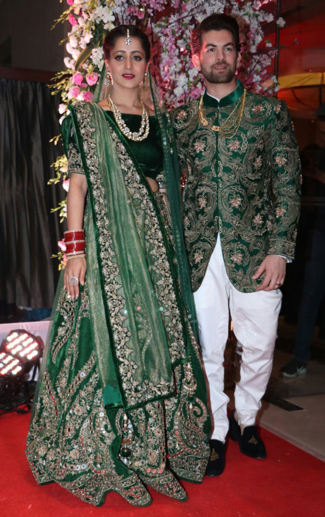 Handsame Neil Nitin Mukesh Images With Cute Wife Rukmini Sahay