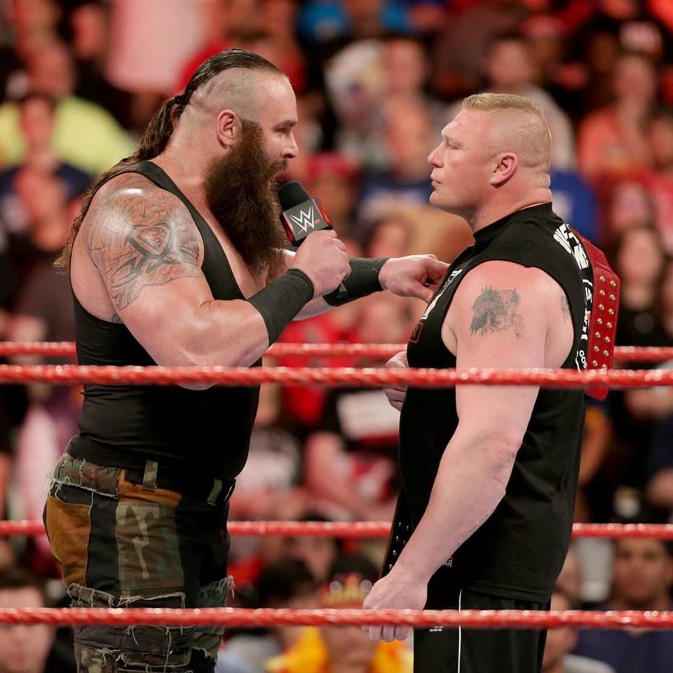 Braun Strowman Fight With Brock Lesnar Full HD Wallpapers