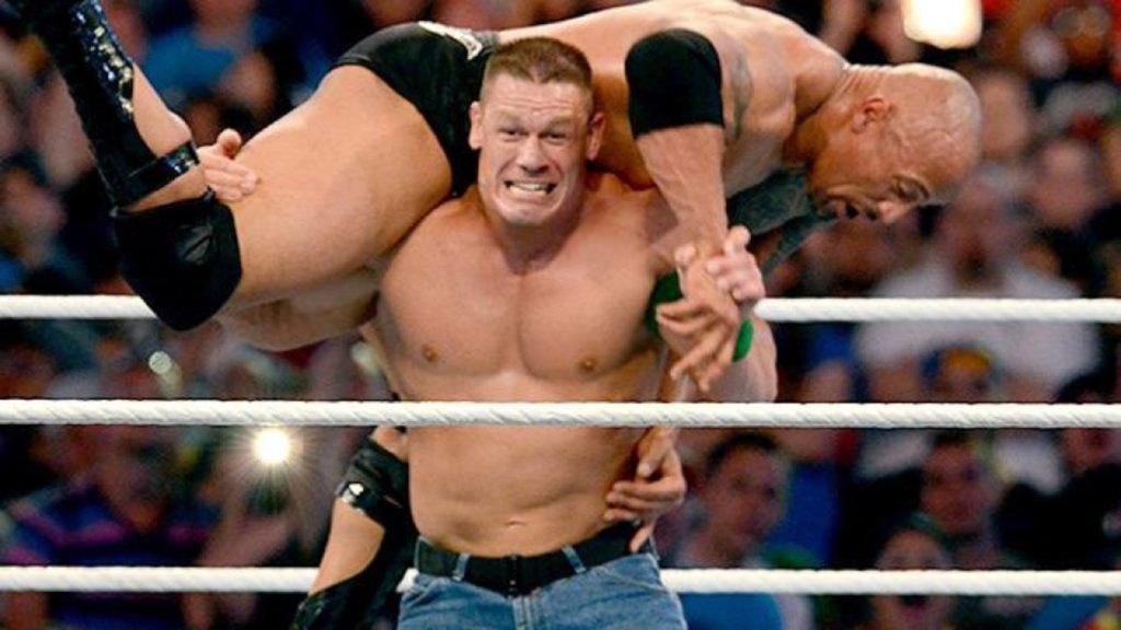 John Cena Fight Pictures With The Rock