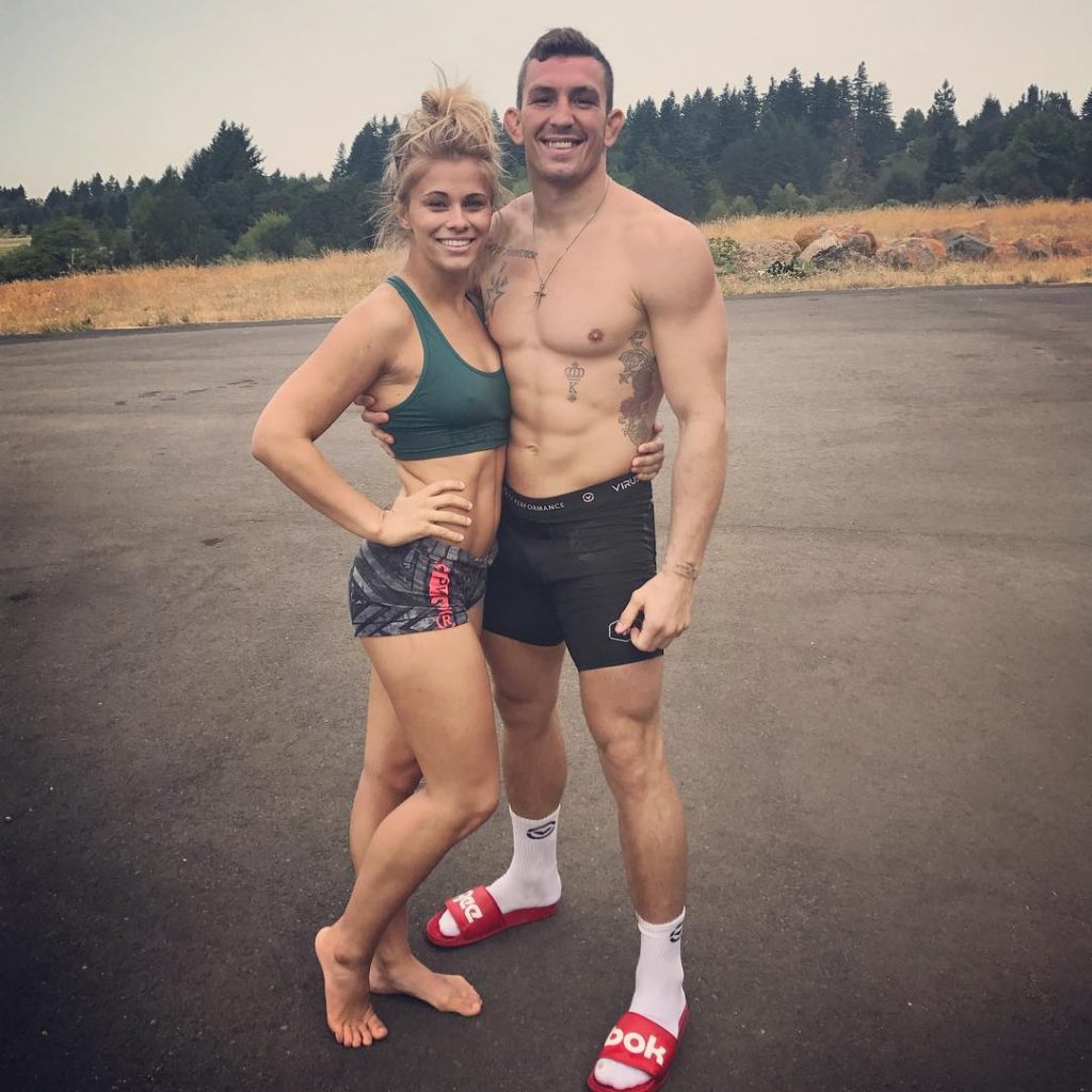 Paige VanZant Hot Navel Images With Boyfriend