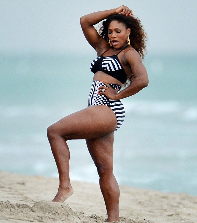 Serena Williams In Bikini Bra Panty HD Images