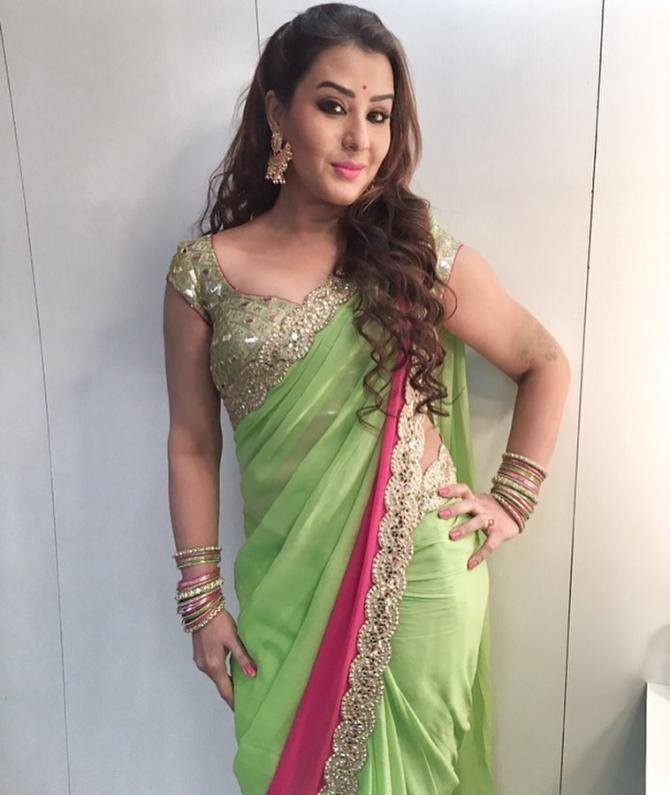 Shilpa Shinde Images In Saree