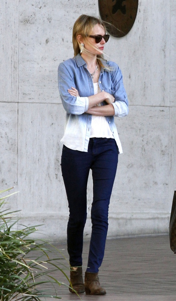 Kate Bosworth Attractive Images In Jeans Top