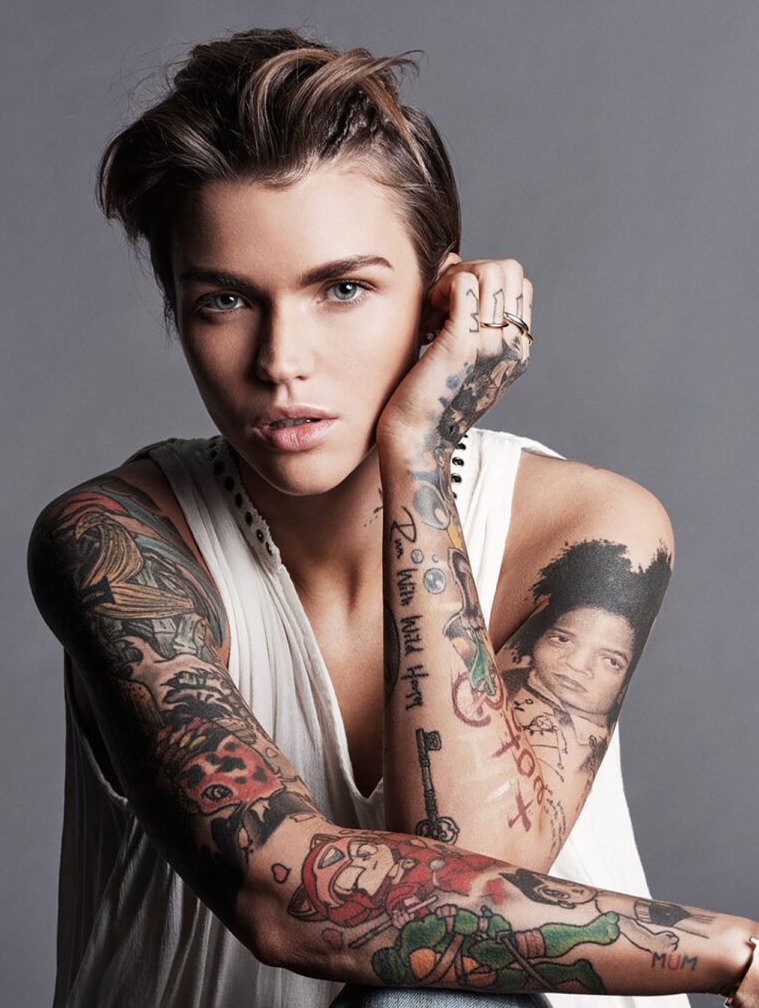 Ruby Rose Braless Images